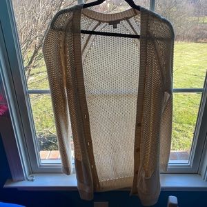 Gap cream cardigan